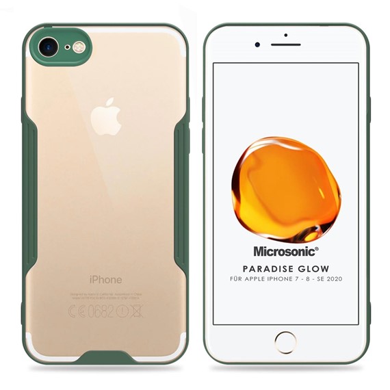 Microsonic Apple iPhone 8 Kılıf Paradise Glow Yeşil 1