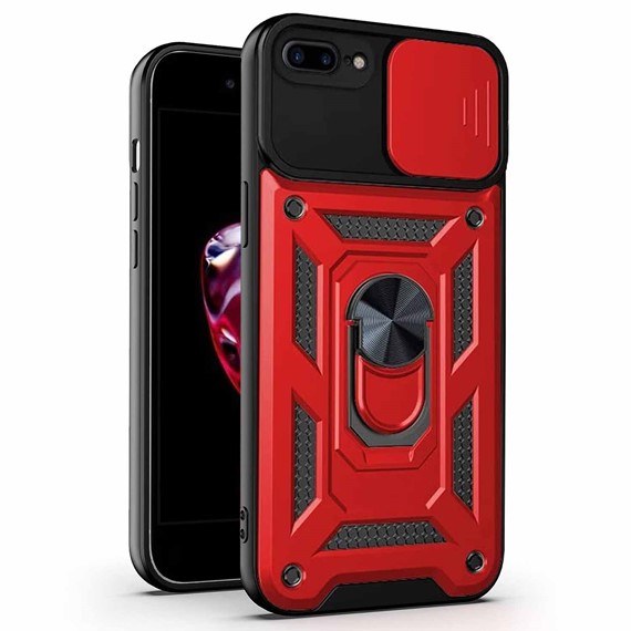 Microsonic Apple iPhone 8 Plus Kılıf Impact Resistant Kırmızı 1