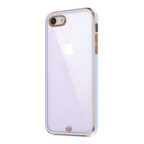 Microsonic Apple iPhone SE 2020 Kılıf Laser Plated Soft Lila 2
