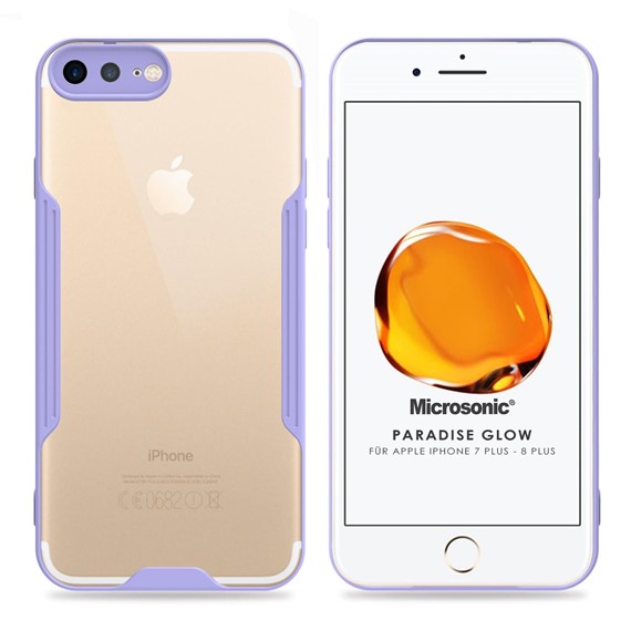 Microsonic Apple iPhone 7 Plus Kılıf Paradise Glow Lila 1