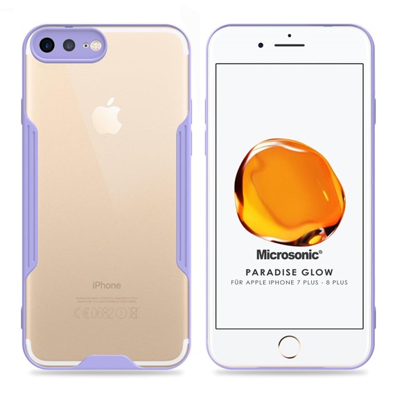 Microsonic Apple iPhone 7 Plus Kılıf Paradise Glow Lila 1