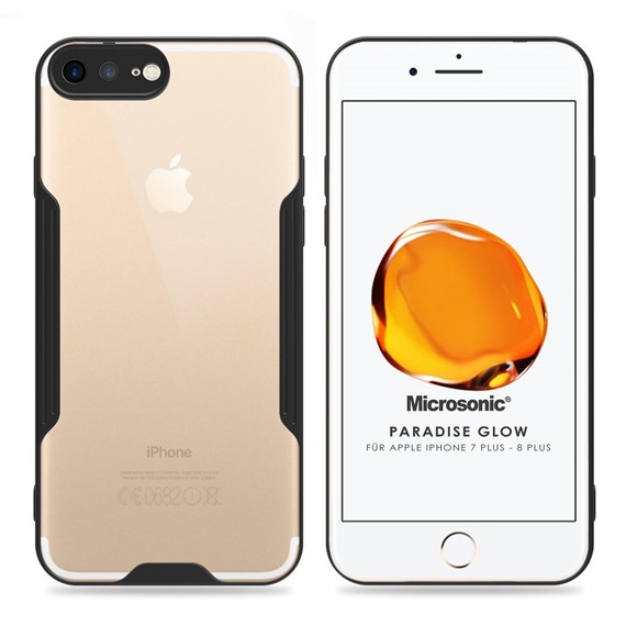 Microsonic Apple iPhone 7 Plus Kılıf Paradise Glow Siyah 1