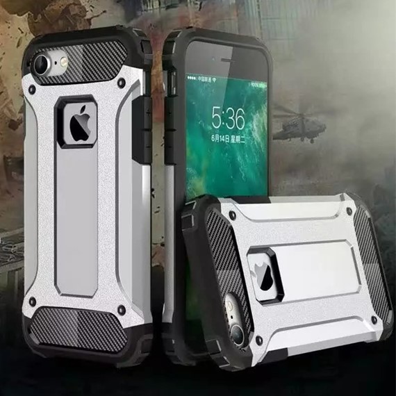 Microsonic Apple iPhone 7 Kılıf Rugged Armor Siyah 2