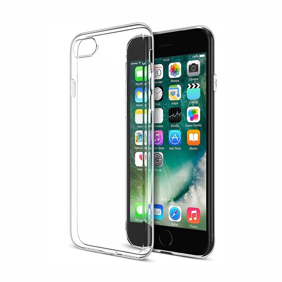 Microsonic Apple iPhone 8 Kılıf Kristal Şeffaf 1