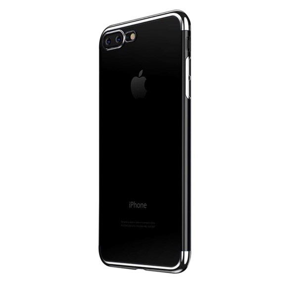 Microsonic Apple iPhone 8 Plus Kılıf Skyfall Transparent Clear Gümüş 2