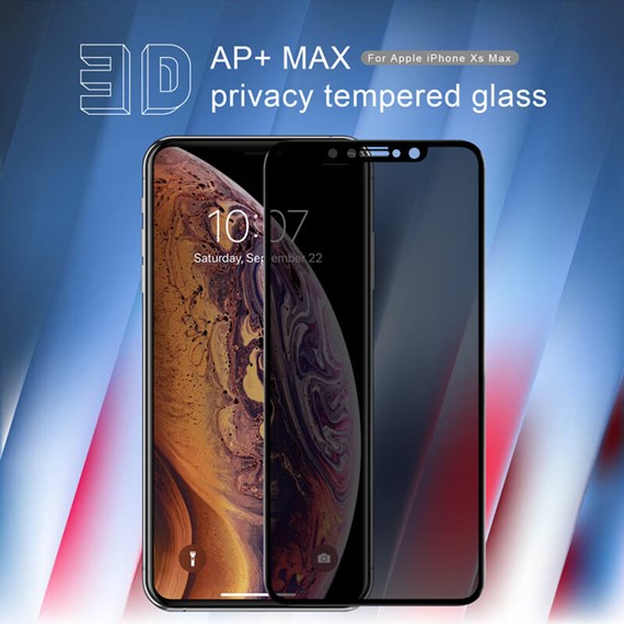 Microsonic Apple iPhone XR Privacy 5D Gizlilik Filtreli Cam Ekran Koruyucu Siyah 5