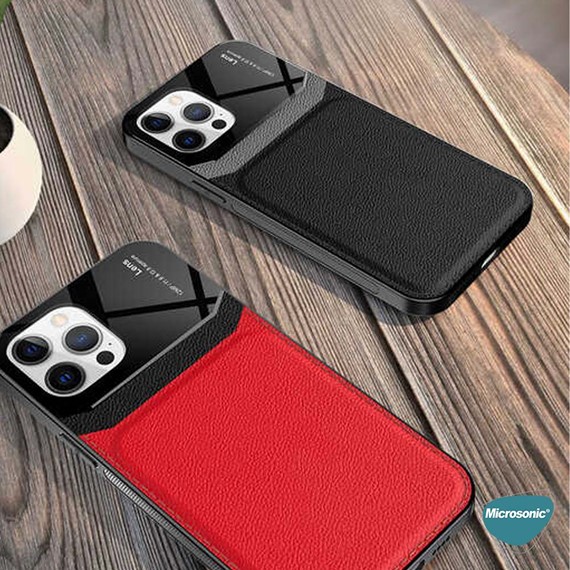 Microsonic Apple iPhone 11 Pro Kılıf Uniq Leather Siyah 6