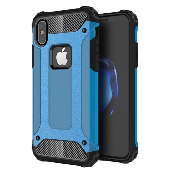 Microsonic Apple iPhone X Kılıf Rugged Armor Mavi 1