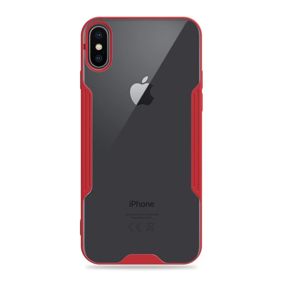Microsonic Apple iPhone X Kılıf Paradise Glow Kırmızı 2