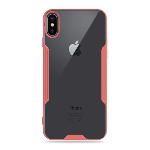 Microsonic Apple iPhone X Kılıf Paradise Glow Pembe 2