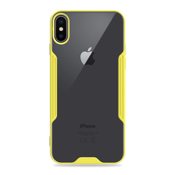 Microsonic Apple iPhone X Kılıf Paradise Glow Sarı 2