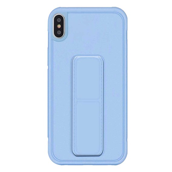 Microsonic Apple iPhone X Kılıf Hand Strap Mavi 2