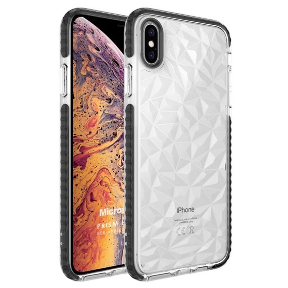 Microsonic Apple iPhone X Kılıf Prism Hybrid Siyah 1