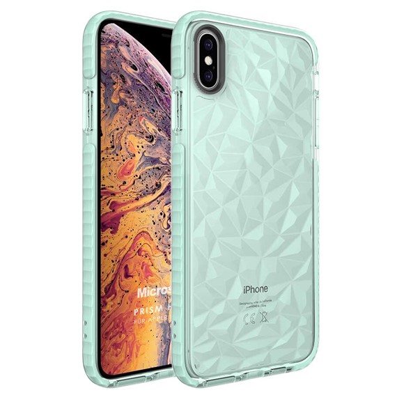 Microsonic Apple iPhone XS Kılıf Prism Hybrid Yeşil 1