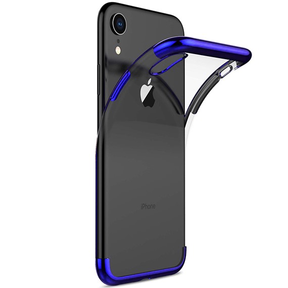 Microsonic Apple iPhone XR 6 1 Kılıf Skyfall Transparent Clear Mavi 2