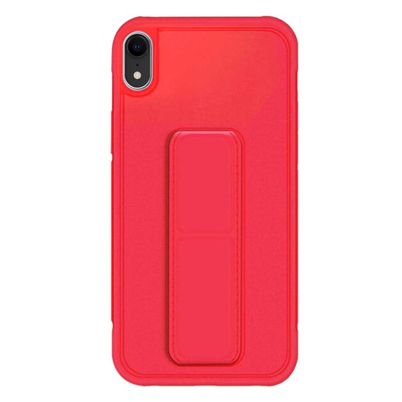 Microsonic Apple iPhone XR Kılıf Hand Strap Kırmızı 2