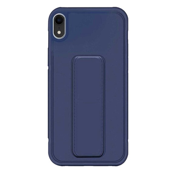 Microsonic Apple iPhone XR Kılıf Hand Strap Lacivert 2