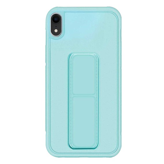 Microsonic Apple iPhone XR Kılıf Hand Strap Turkuaz 2
