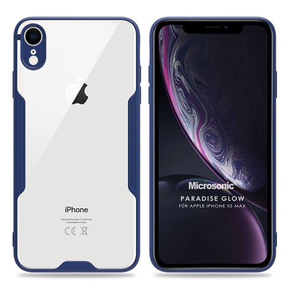 Microsonic Apple iPhone XR Kılıf Paradise Glow Lacivert 1