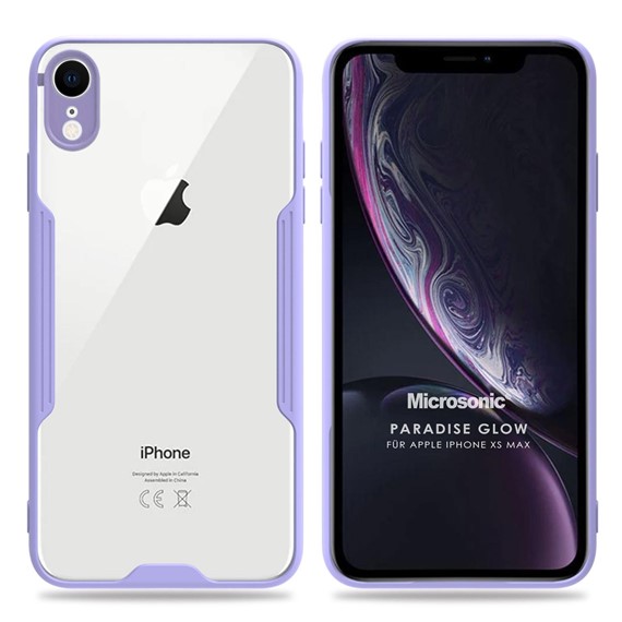 Microsonic Apple iPhone XR Kılıf Paradise Glow Lila 1