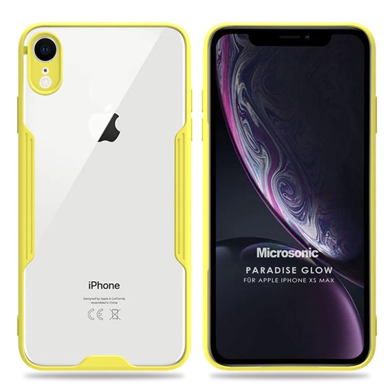 Microsonic Apple iPhone XR Kılıf Paradise Glow Sarı 1