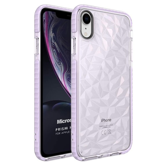 Microsonic Apple iPhone XR Kılıf Prism Hybrid Mor 1