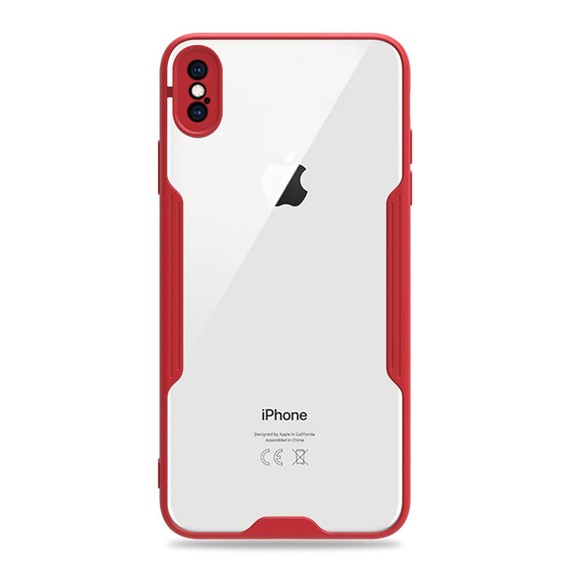 Microsonic Apple iPhone XS Max Kılıf Paradise Glow Kırmızı 2
