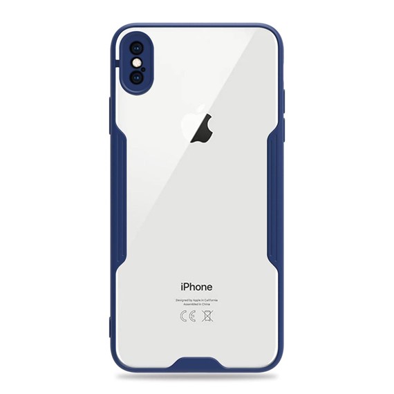 Microsonic Apple iPhone XS Max Kılıf Paradise Glow Lacivert 2