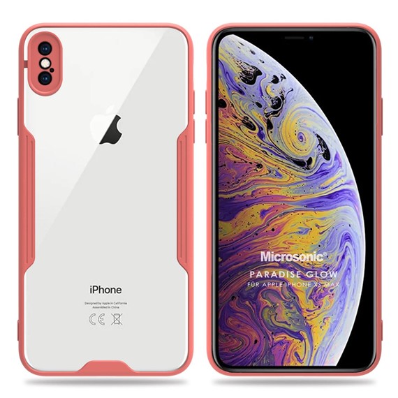 Microsonic Apple iPhone XS Max Kılıf Paradise Glow Pembe 1