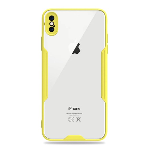 Microsonic Apple iPhone XS Max Kılıf Paradise Glow Sarı 2