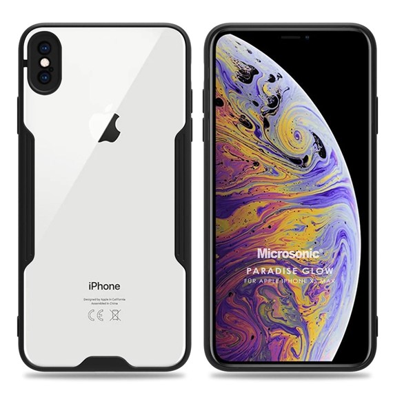 Microsonic Apple iPhone XS Max Kılıf Paradise Glow Siyah 1