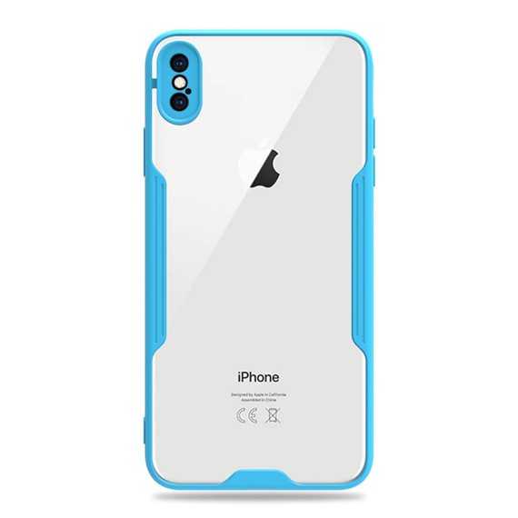 Microsonic Apple iPhone XS Max Kılıf Paradise Glow Turkuaz 2