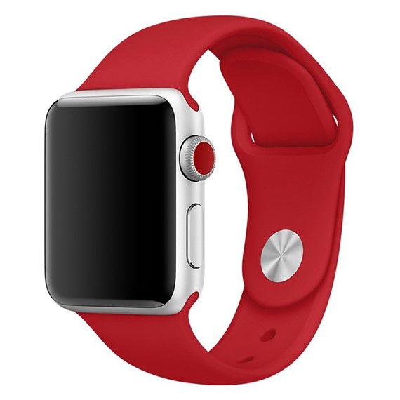 Microsonic Apple Watch Series 2 38mm Kordon ActiveFlex Wristband Kırmızı 1