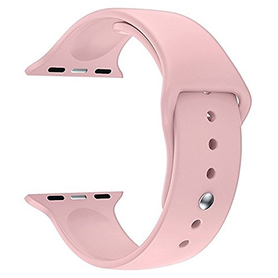 Microsonic Apple Watch Series 3 38mm Kordon ActiveFlex Wristband Pembe 2