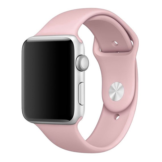 Microsonic Apple Watch 42mm Kordon ActiveFlex Wristband Pembe 1