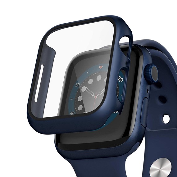 Microsonic Apple Watch Ultra Kılıf Matte Premium Slim WatchBand Lacivert 1