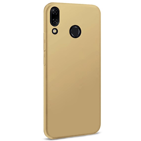 Microsonic Matte Silicone Asus Zenfone 5Z 6 2 ZS620KL Kılıf Gold 2