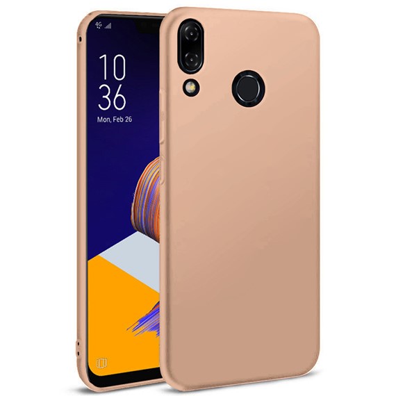 Microsonic Matte Silicone Asus Zenfone 5 6 2 ZE620KL Kılıf Rose Gold 1