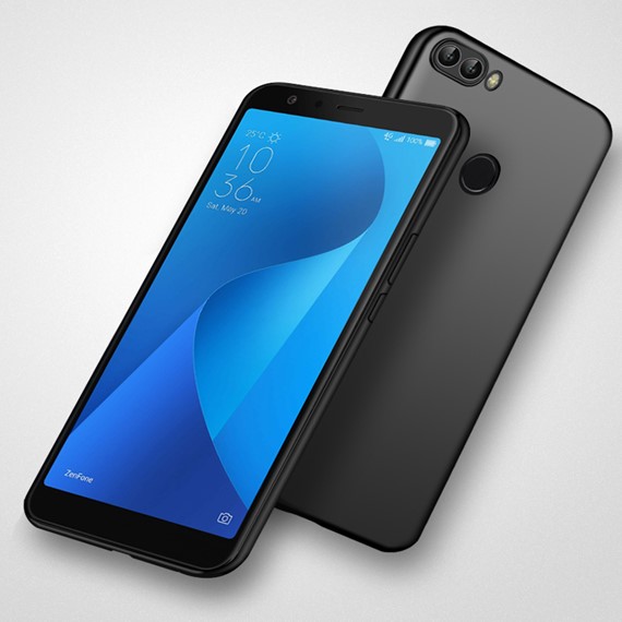 Microsonic Matte Silicone Asus Zenfone Max Plus M1 5 7 ZB570TL Kılıf Kırmızı 4