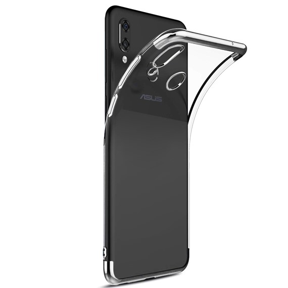 Microsonic Asus Zenfone Max Pro M1 5 99 ZB601KL Kılıf Skyfall Transparent Clear Gümüş 2