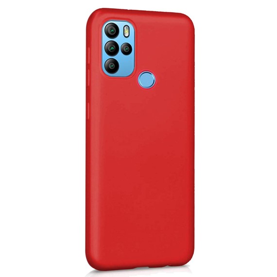 Microsonic Matte Silicone General Mobile GM 21 Pro Kılıf Kırmızı 2