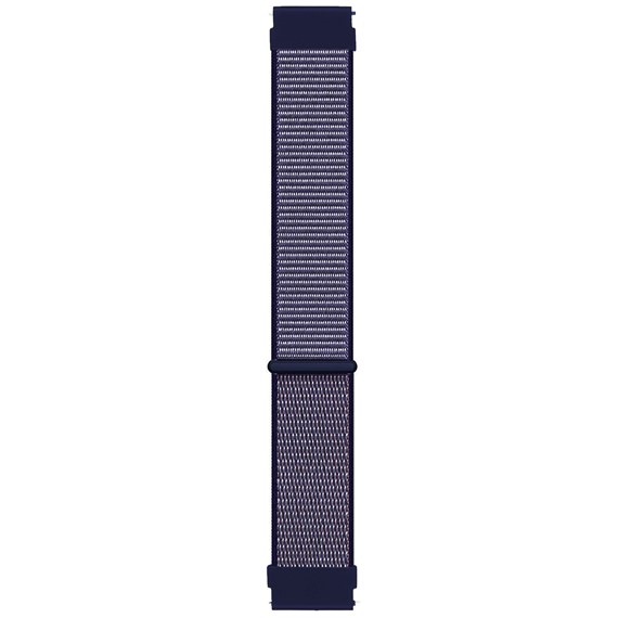 Microsonic Samsung Galaxy Watch 3 45mm Hasırlı Kordon Woven Sport Loop Mor 1