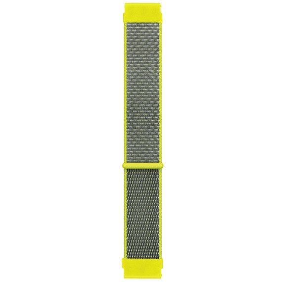 Microsonic Huawei Watch GT2 Pro Hasırlı Kordon Woven Sport Loop Sarı 1
