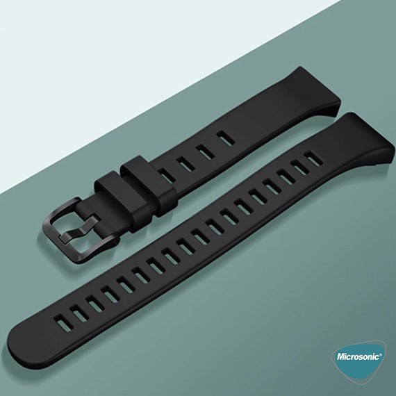 Microsonic Huawei Band 6 Kordon Silicone Sport Band Beyaz 5