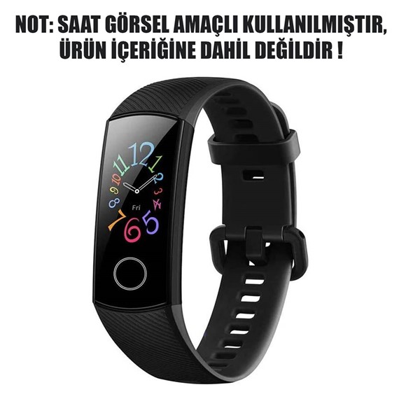 Microsonic Huawei Honor Band 4 Kordon Silicone Sport Band Turuncu 2
