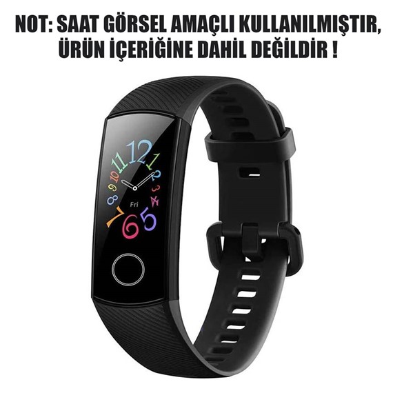 Microsonic Huawei Honor Band 5 Kordon Silicone Sport Band Mavi 2