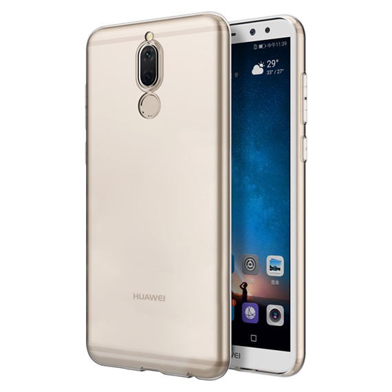 Microsonic Huawei Mate 10 Lite Kılıf Transparent Soft Beyaz 1