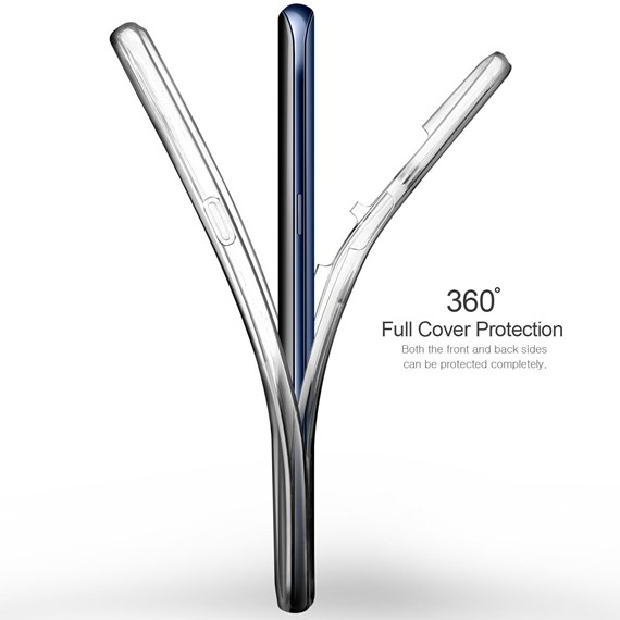 Microsonic Huawei Mate 10 Pro Kılıf 6 tarafı tam full koruma 360 Clear Soft Şeffaf 4