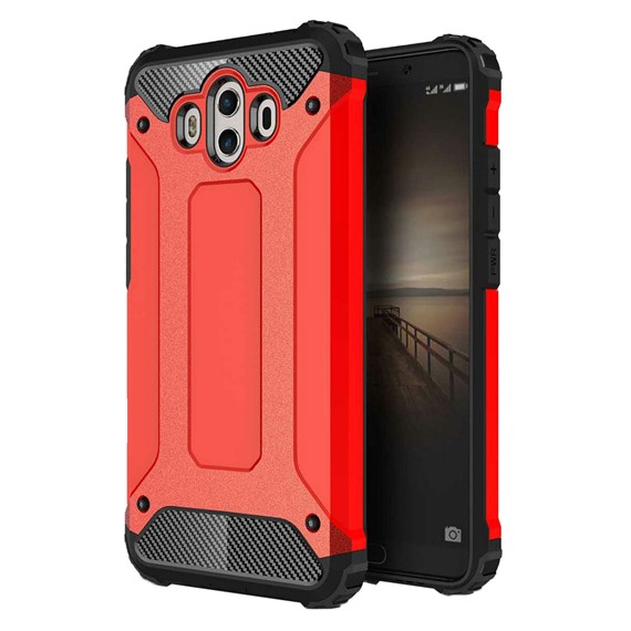 Microsonic Huawei Mate 10 Kılıf Rugged Armor Kırmızı 1