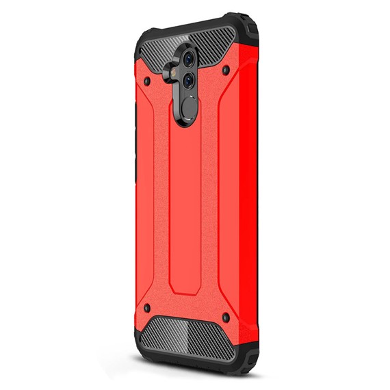 Microsonic Huawei Mate 20 Lite Kılıf Rugged Armor Kırmızı 2